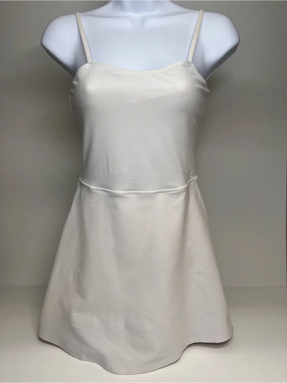 ALO Yoga Cream Spaghetti-Strap Slip